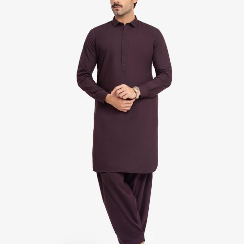 Maroon shalwar kameez