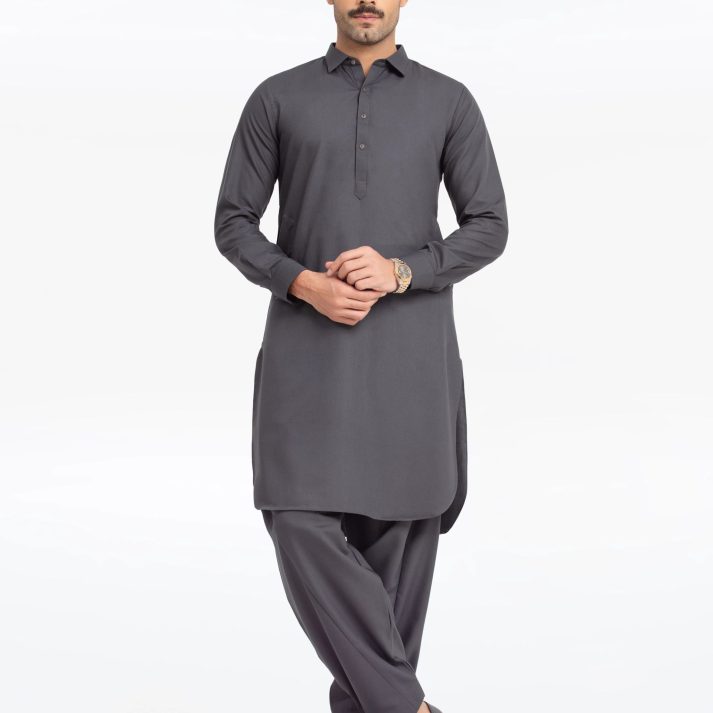 Charcoal collor Shalwar Kameez