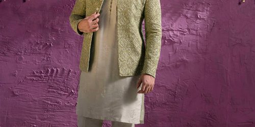 MINT GREEN PRINCE COAT