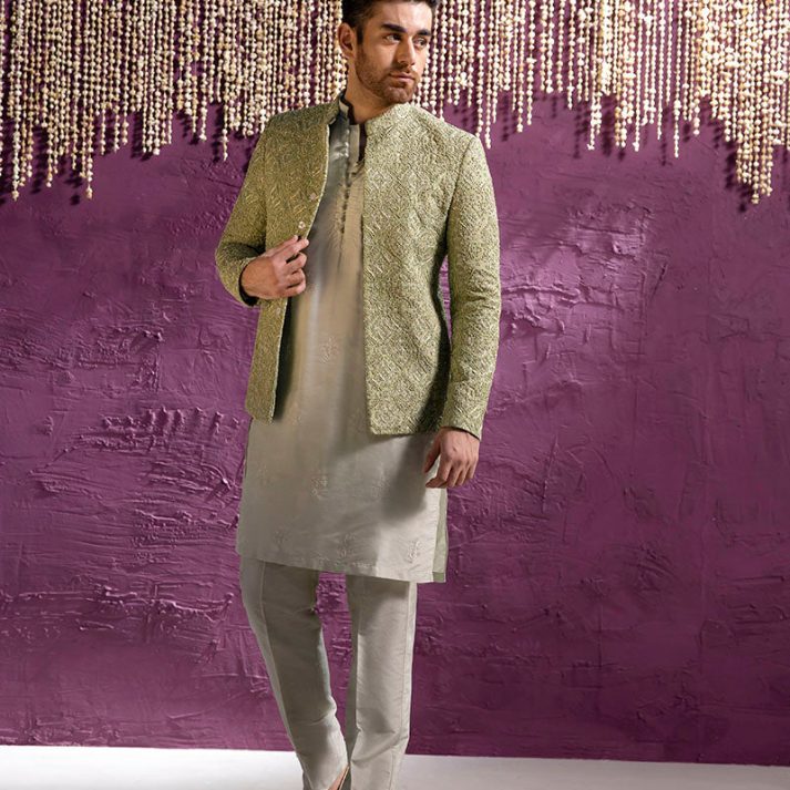 MINT GREEN PRINCE COAT