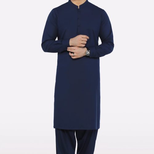 Navy Blue Shalwar Kameez | Timeless Elegance