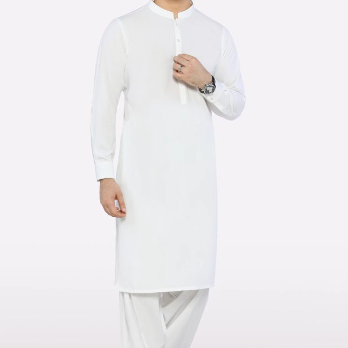 Off White shalwar kameez