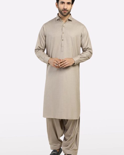 Ivory kameez for winters