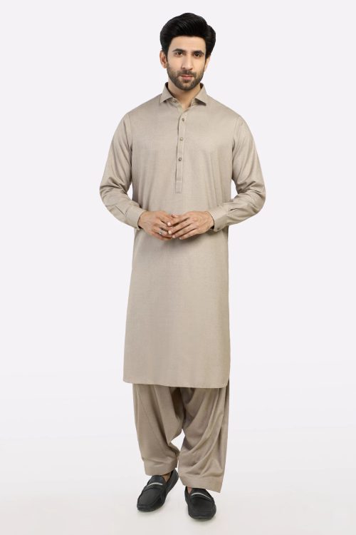 Ivory kameez for winters