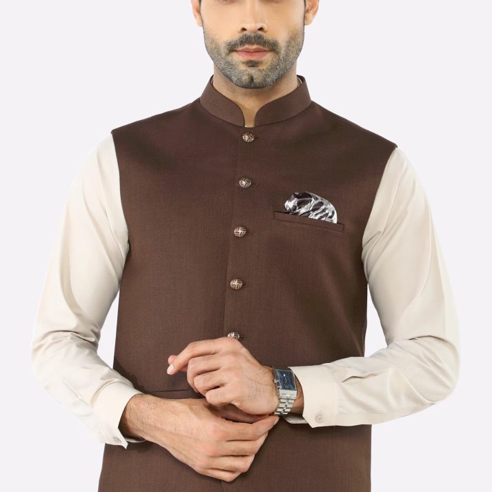 Plain Brown waistcoat