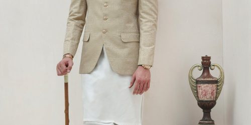 Skin Embroidered  Prince coat