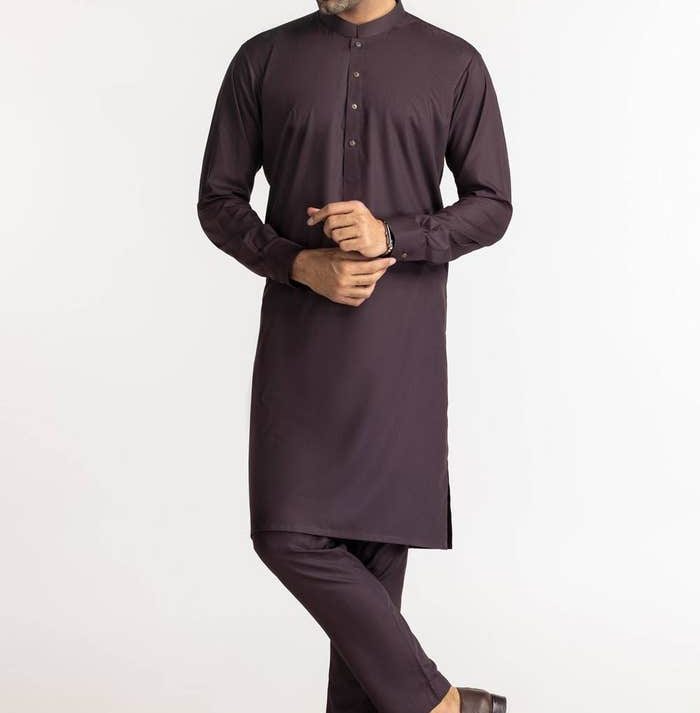 Purple Kurta Pajama