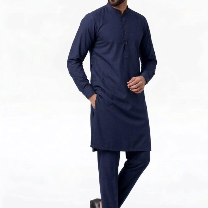 Navy | Kurta Trouser