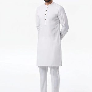 Off-White Kameez & Trouser